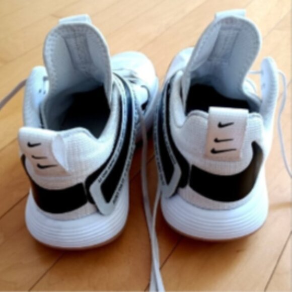 Nike React Hyperset Athletic Shoes Lace Up Wrapped Hook & Loop Closure 7.5 White - Picture 15 of 16